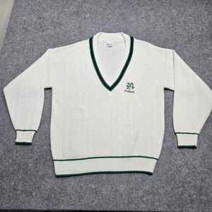 Kenny "Ireland- St. Patrick's Day" Celtic Clover Pullover Sweater Men's Large